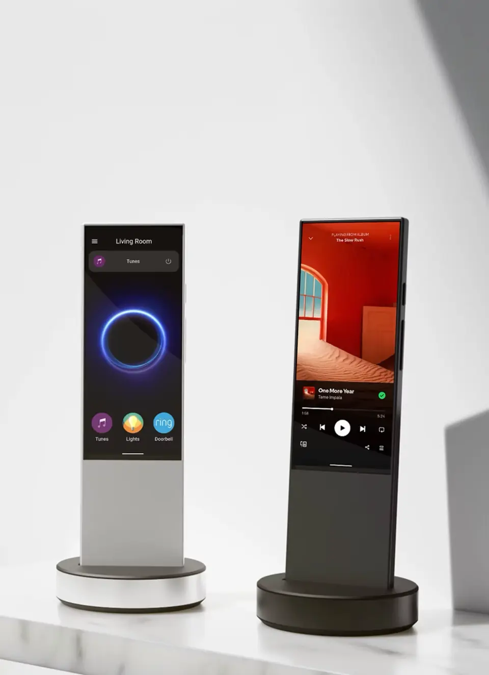 Controles AVA con pantalla táctil en su base
