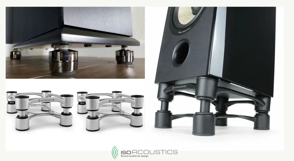 Línea de aisladores y soportes IsoAcoustics